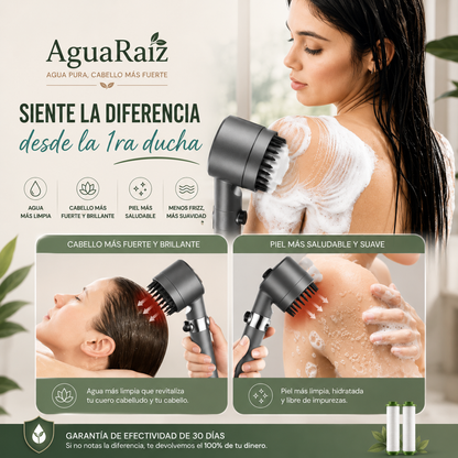 AguaRaíz™ Alcachofa de ducha de alta presión