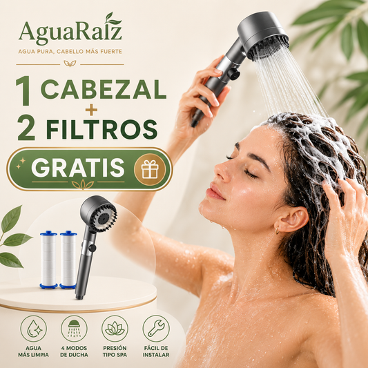 AguaRaíz™ Alcachofa de ducha de alta presión